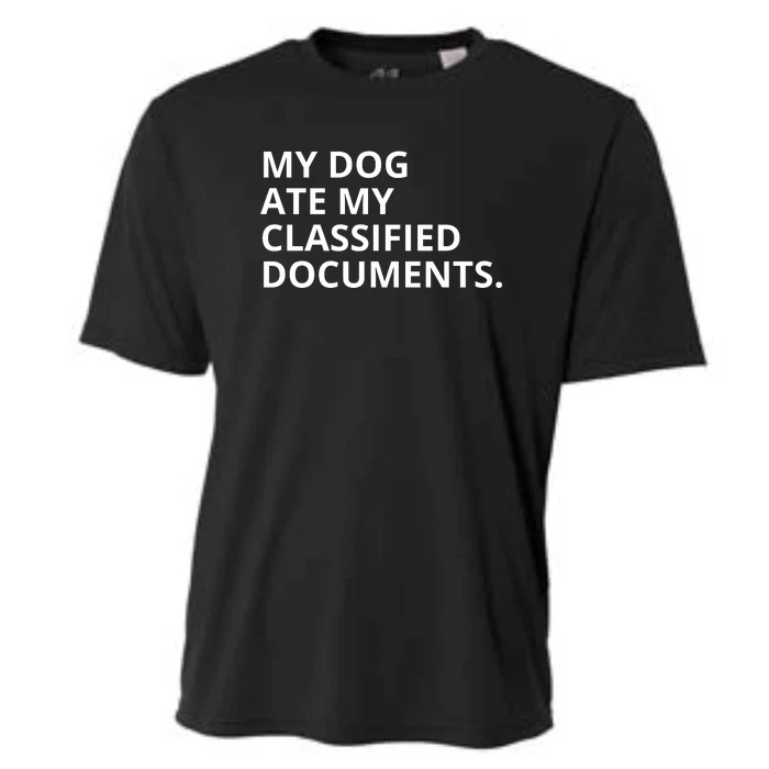 My Dog Ate My Classified Documents Cooling Performance Crew T-Shirt