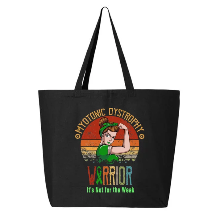 Myotonic Dystrophy Awareness ItS Not For The Weak 25L Jumbo Tote