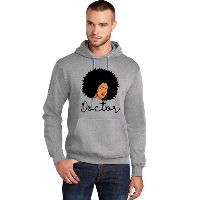 Medical Doctor Afro American Medical Student Doctor Cute Gift Tall Hoodie