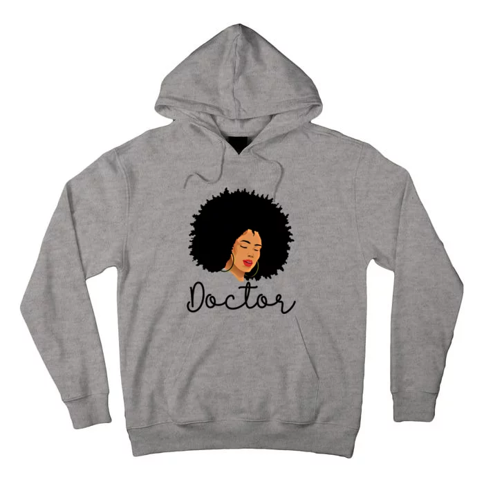 Medical Doctor Afro American Medical Student Doctor Cute Gift Tall Hoodie