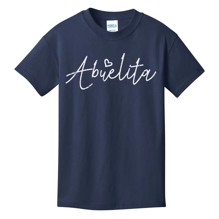 Mothers Day Abuelita Spanish Grandma Abuela Nana Mimi Women Kids T-Shirt