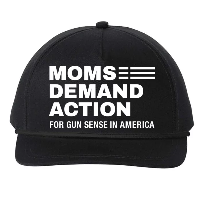 Momse Demand Action For Gun Sense In American Snapback Five-Panel Rope Hat