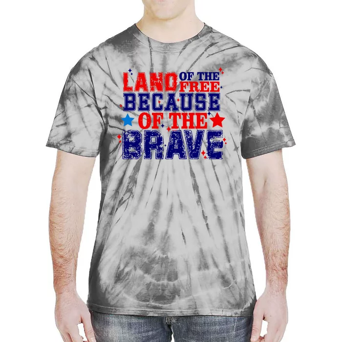 Memorial Day American Flag Tie-Dye T-Shirt