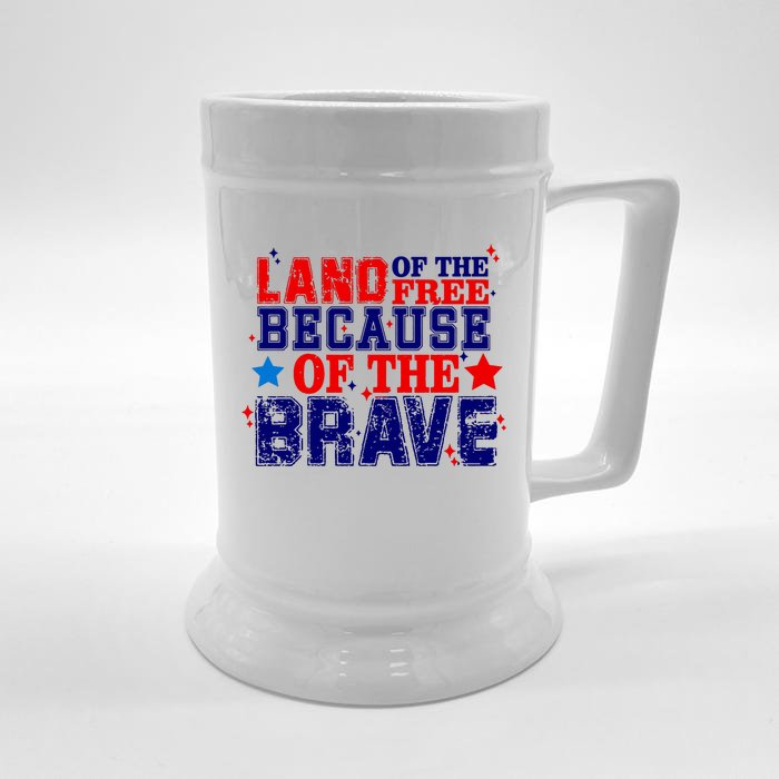 Memorial Day American Flag Front & Back Beer Stein