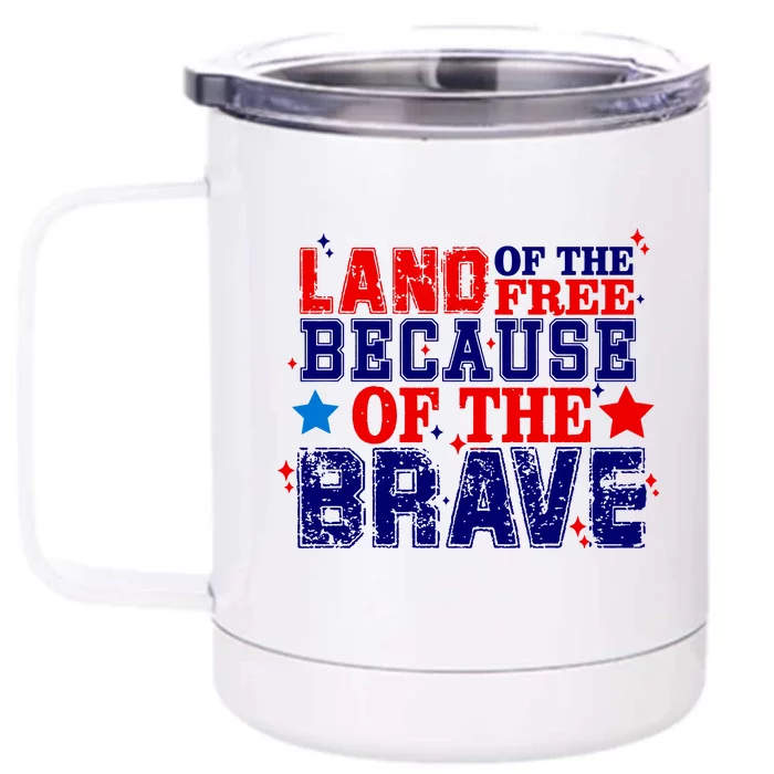 Memorial Day American Flag Front & Back 12oz Stainless Steel Tumbler Cup