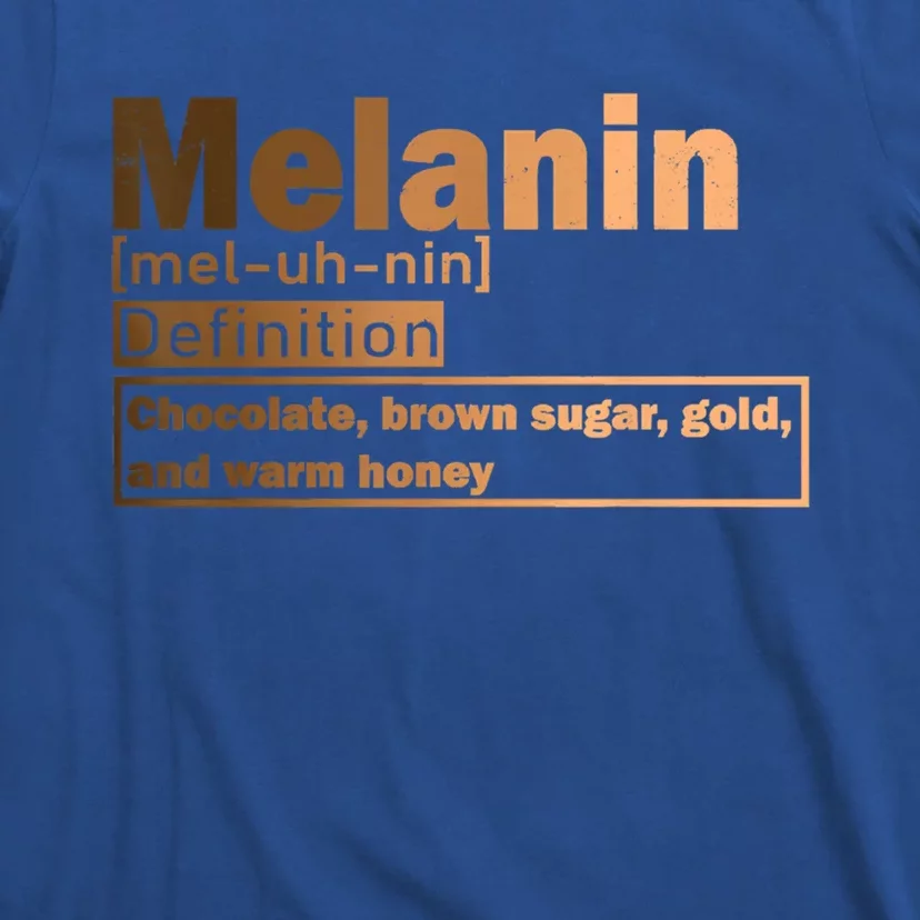 Melanin Definition African Black History Month Juneteenth Cute Gift T-Shirt