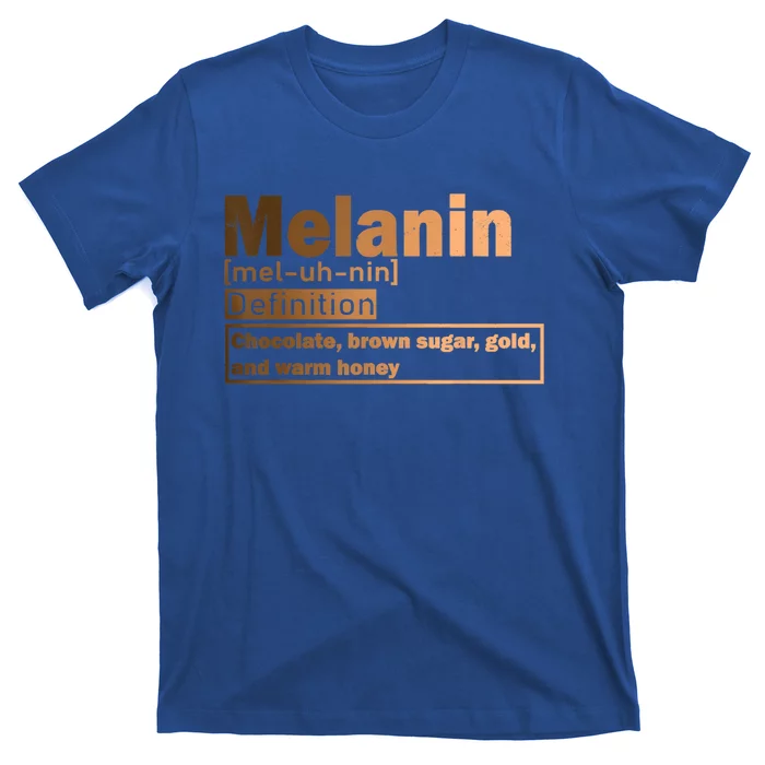 Melanin Definition African Black History Month Juneteenth Cute Gift T-Shirt