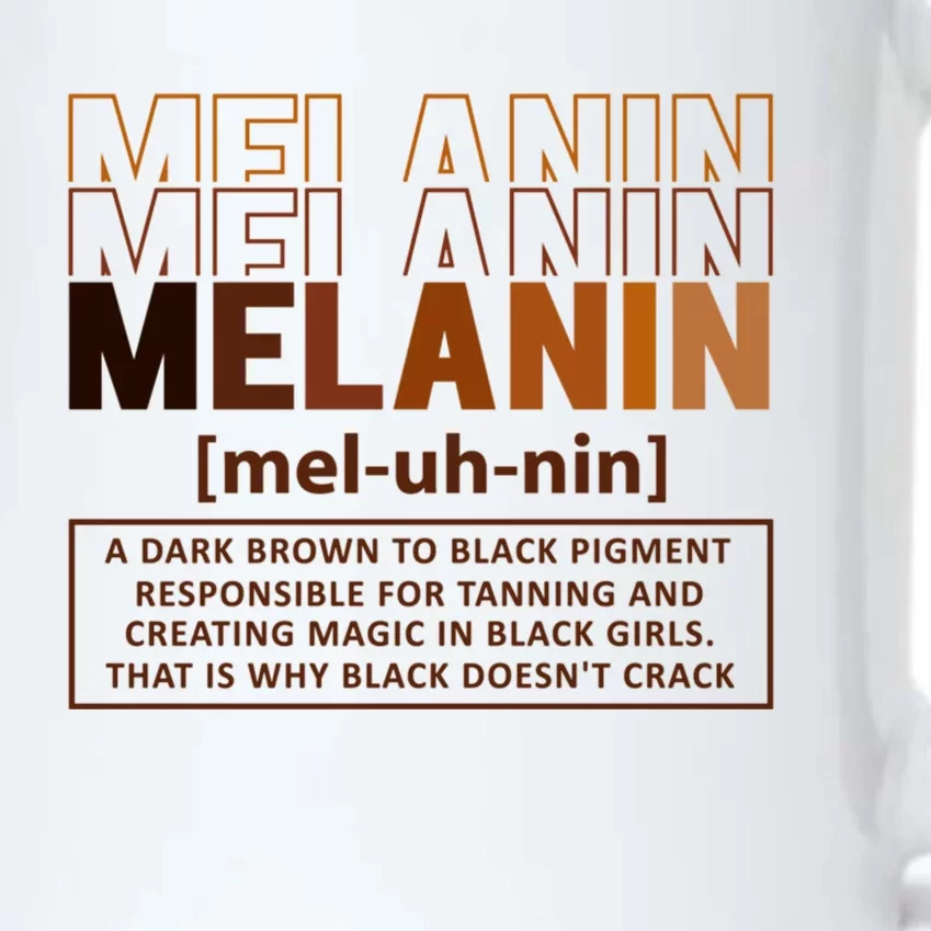 Melanin Definition Black History Month Black Gift Black Color Changing Mug