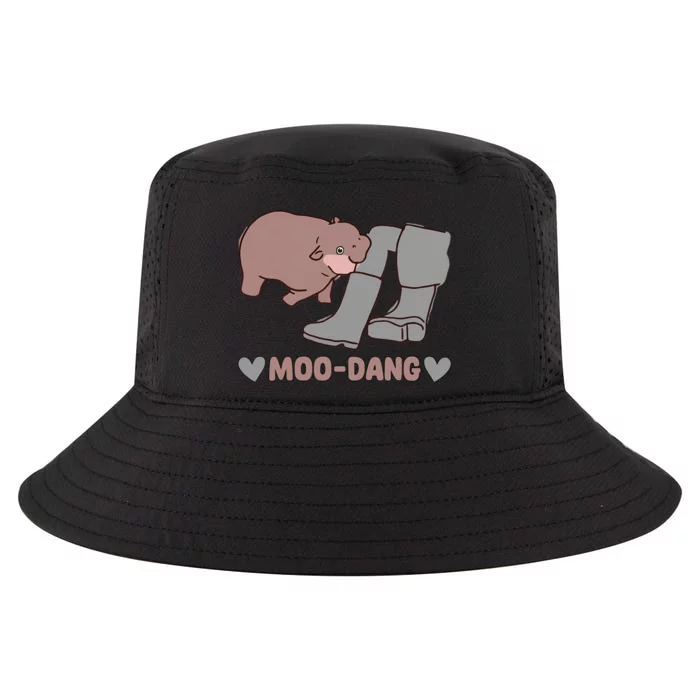 Moo Deng Bouncy Pig In Thai Picture Cool Comfort Performance Bucket Hat