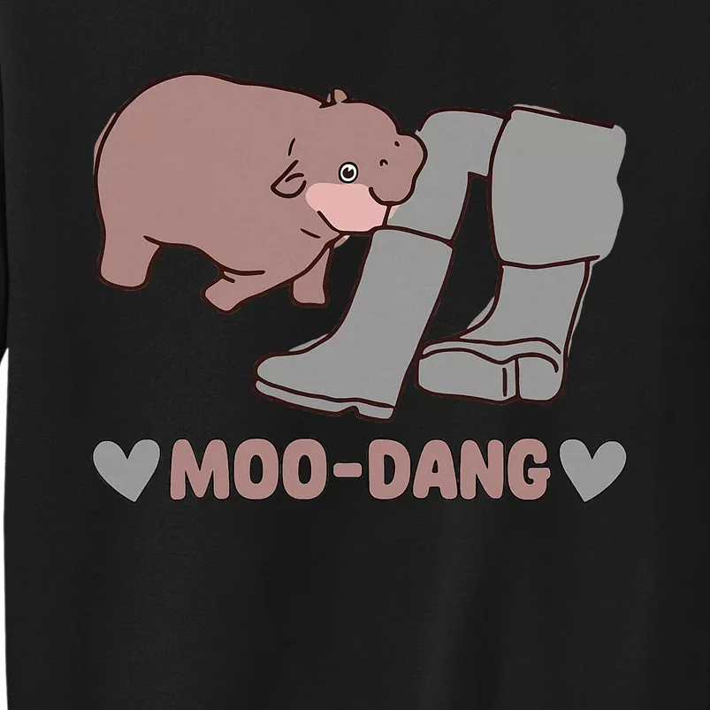 Moo Deng Bouncy Pig In Thai Picture Sweatshirt