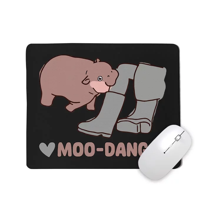 Moo Deng Bouncy Pig In Thai Picture Mousepad