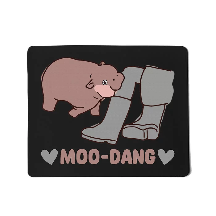 Moo Deng Bouncy Pig In Thai Picture Mousepad