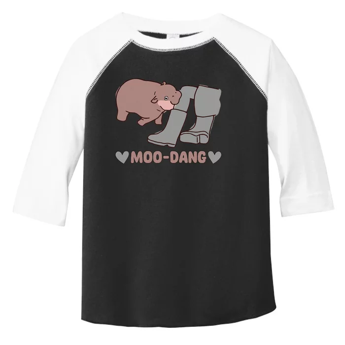 Moo Deng Bouncy Pig In Thai Picture Toddler Fine Jersey T-Shirt