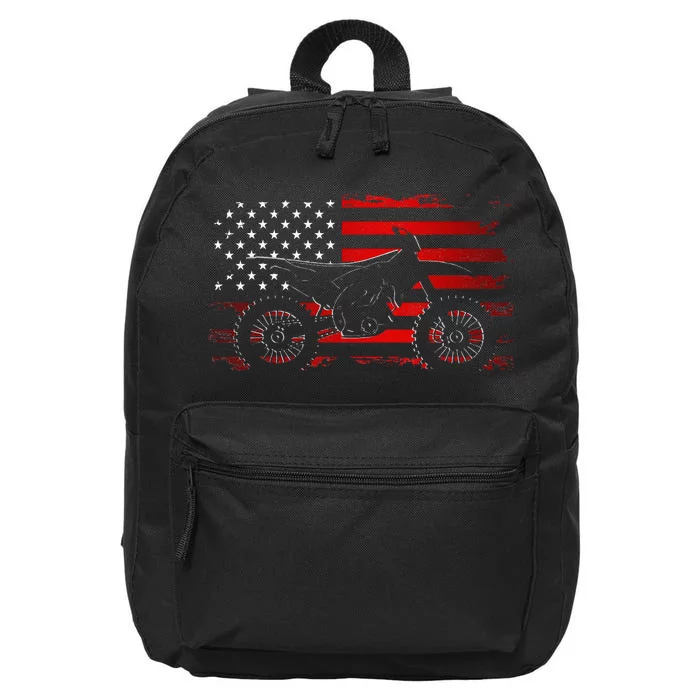 Motocross Dirt Bike Apparel Dirt Bike Motocross 16 in Basic Backpack