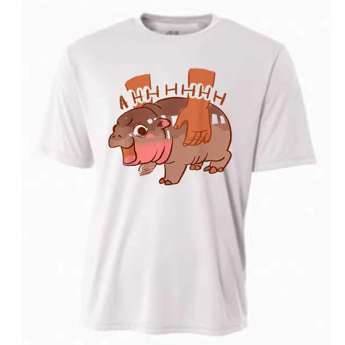 Moo Deng Bouncy Pig In Thai Cooling Performance Crew T-Shirt