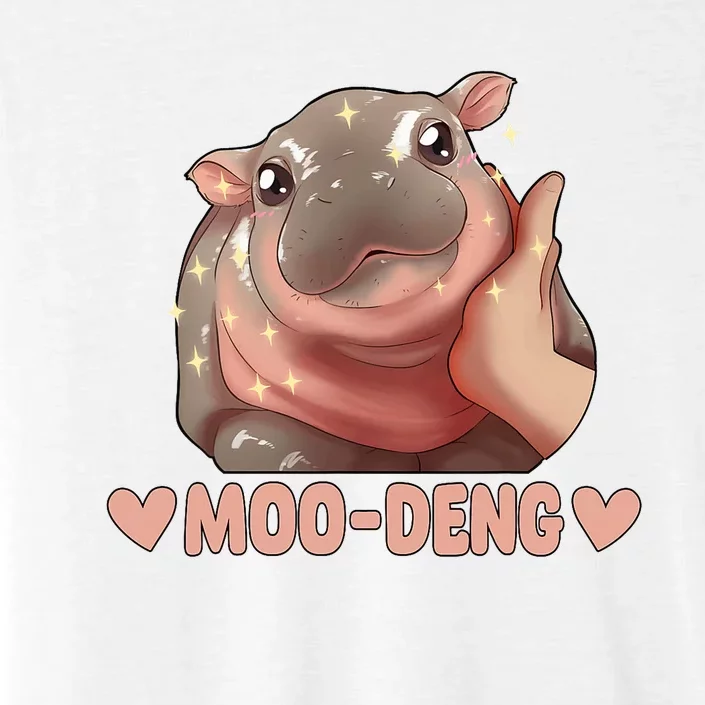 Moo Deng Bouncy Pig In Thai Picture The Cute Baby Hippo Moo Deng Cute Design ChromaSoft Performance T-Shirt