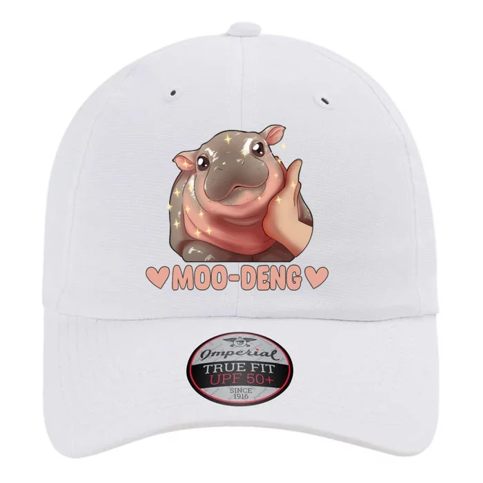 Moo Deng Bouncy Pig In Thai Picture The Cute Baby Hippo Moo Deng Cute Design The Original Performance Cap