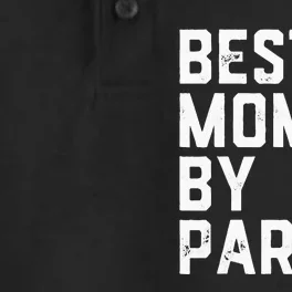 Mother's Day Best Mom By Par Funny Golf Lover Gift Dry Zone Grid Performance Polo