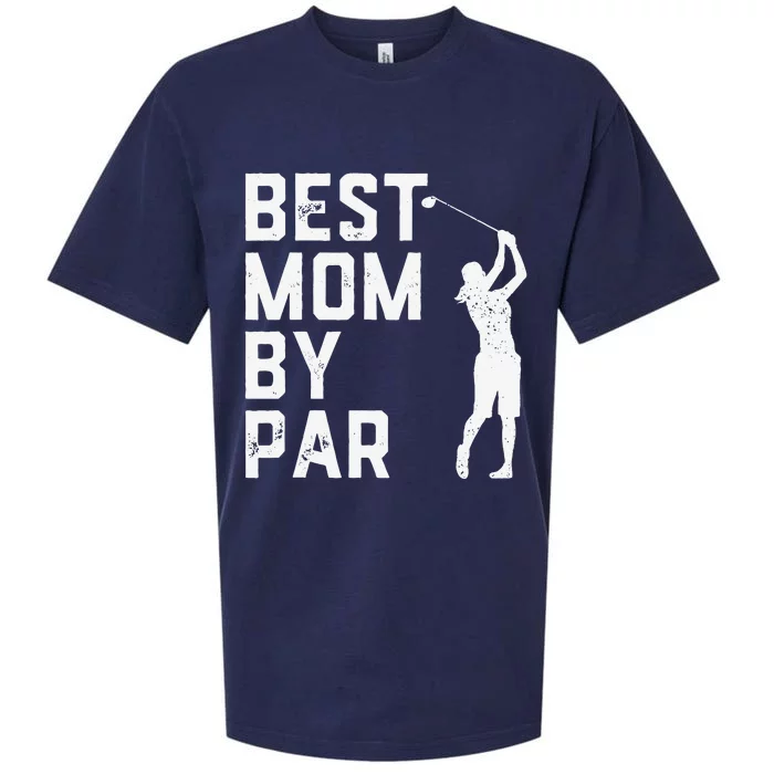 Mother's Day Best Mom By Par Funny Golf Lover Gift Sueded Cloud Jersey T-Shirt