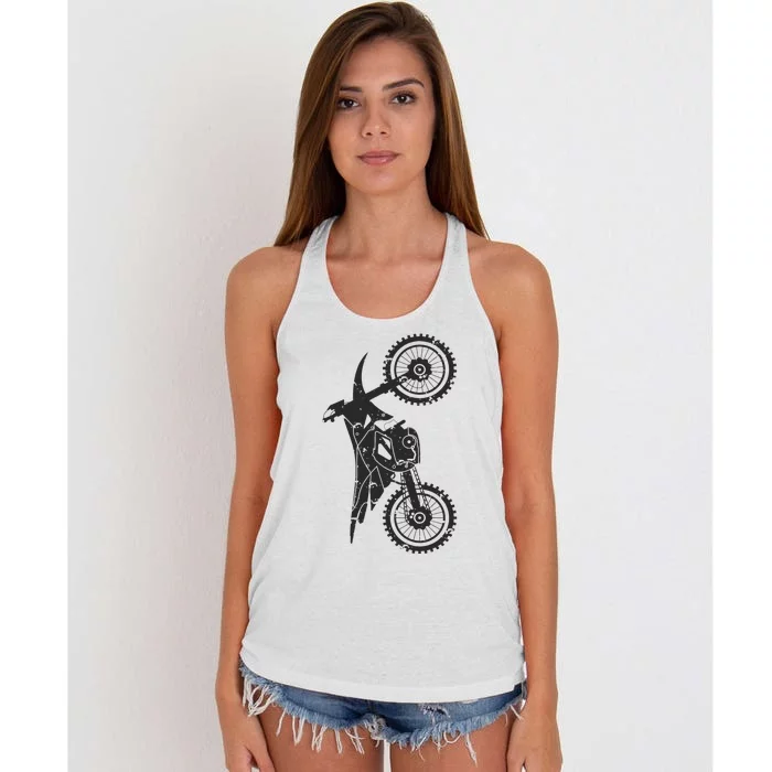 Motocross Dirt Bike Apparel Dirt Bike Motocross Women's Knotted Racerback Tank