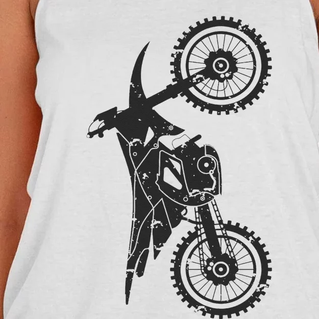 Motocross Dirt Bike Apparel Dirt Bike Motocross Women's Knotted Racerback Tank