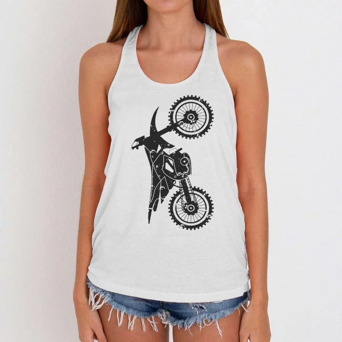 Motocross Dirt Bike Apparel Dirt Bike Motocross Women's Knotted Racerback Tank