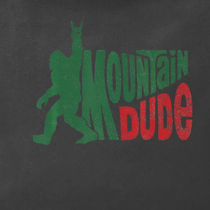 Mountain Dude Bigfoot Hiking Humor Zip Tote Bag