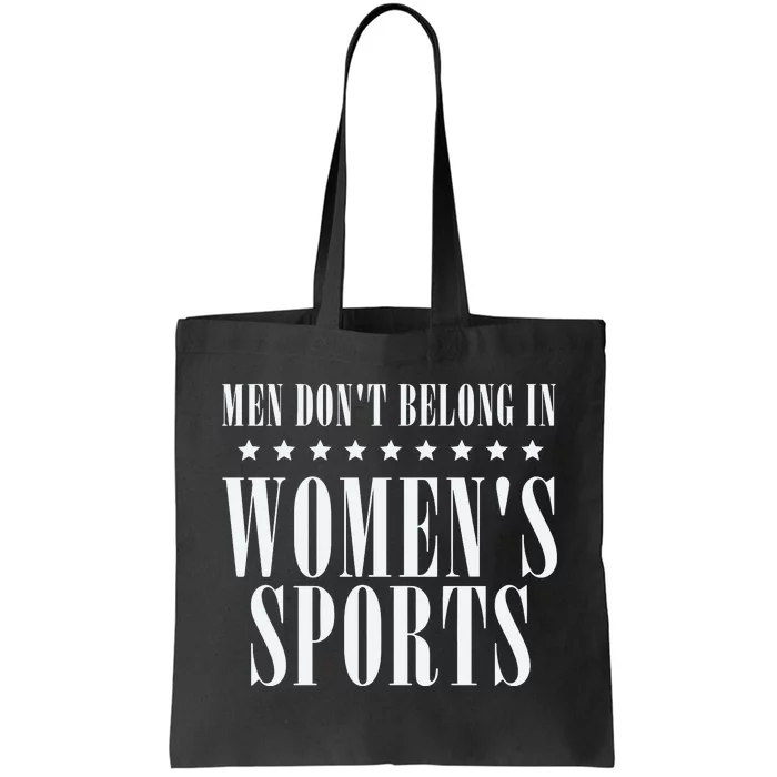 Man Dont Belong In Woman Sports Tote Bag