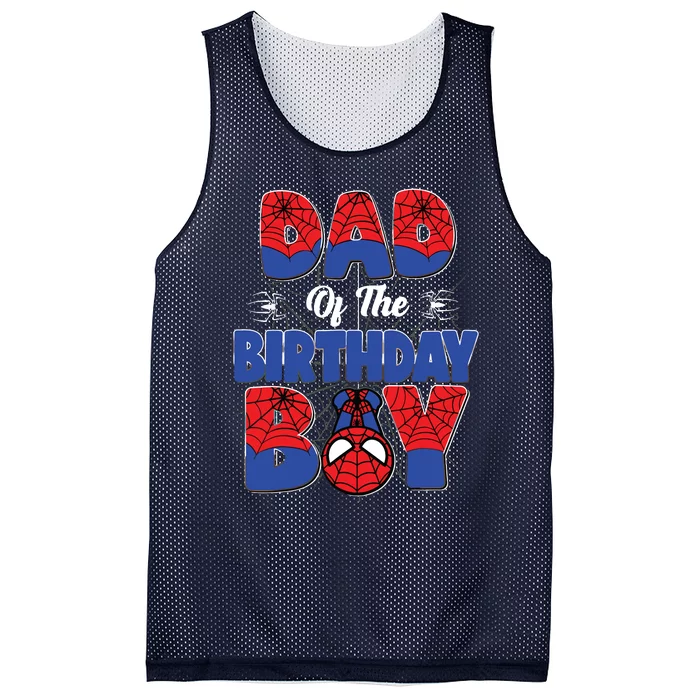 Matching Dad Birthday Boy Mesh Reversible Basketball Jersey Tank