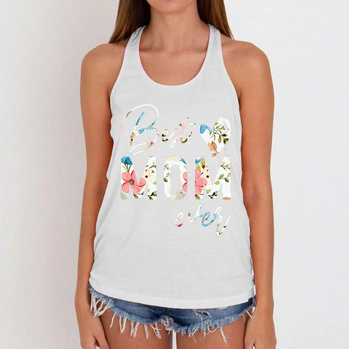 Mothers Day Best Mom Ever Gifts From Daughter Women's Knotted Racerback Tank