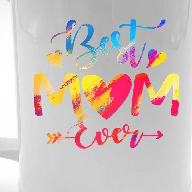 Mothers Day Best Mom Ever Gifts From Husband Son Daughter Front & Back Beer Stein