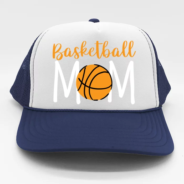 Mother's Day Baller Mommy Sport Lover Basketball Mom Great Gift Trucker Hat