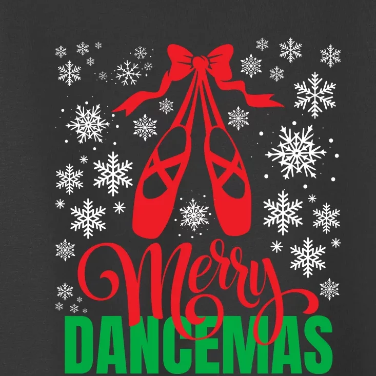 Merry Dancemas Ballet Dancer Teacher Christmas Toddler T-Shirt