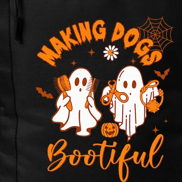 Making Dogs Bootiful Funny Halloween Dog Grooming Groomer Daily Commute Backpack