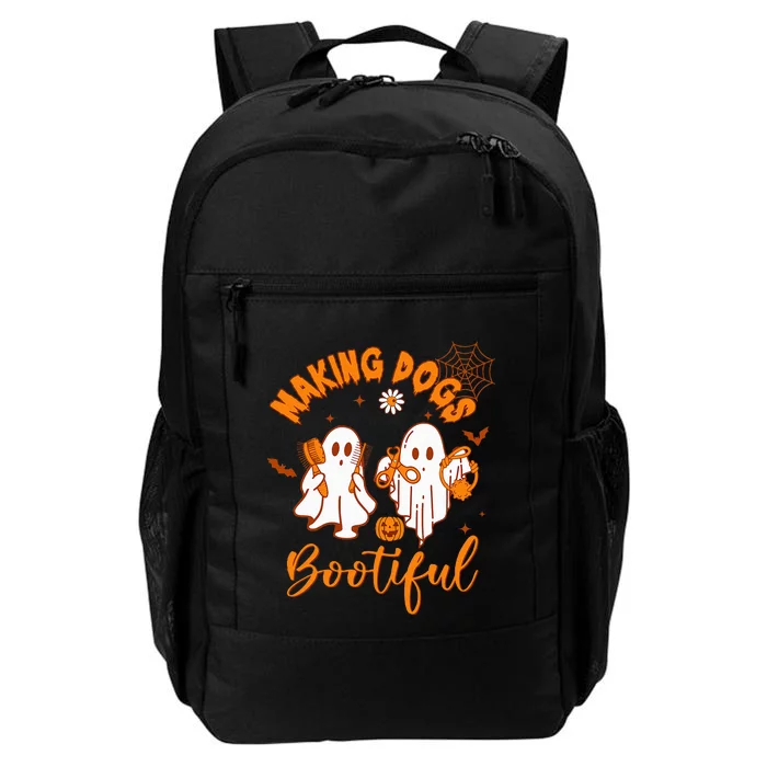 Making Dogs Bootiful Funny Halloween Dog Grooming Groomer Daily Commute Backpack