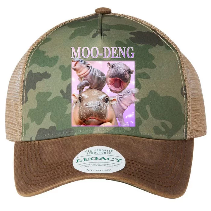 Moo Deng Baby Hippo Legacy Tie Dye Trucker Hat