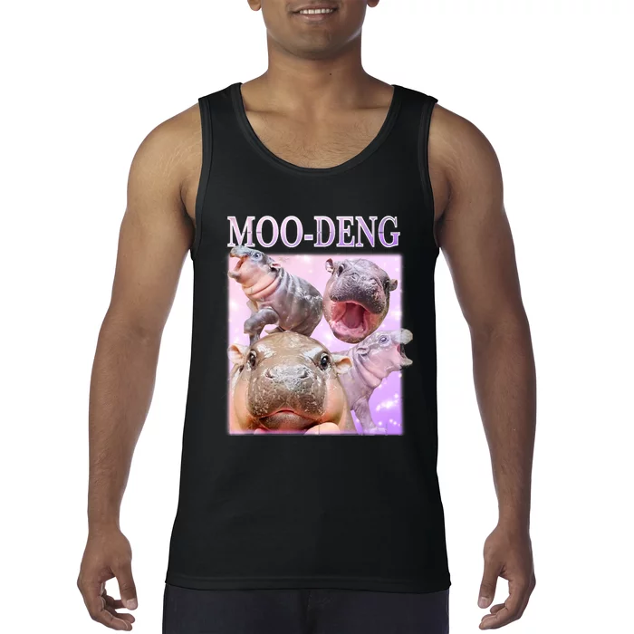 Moo Deng Baby Hippo Tank Top