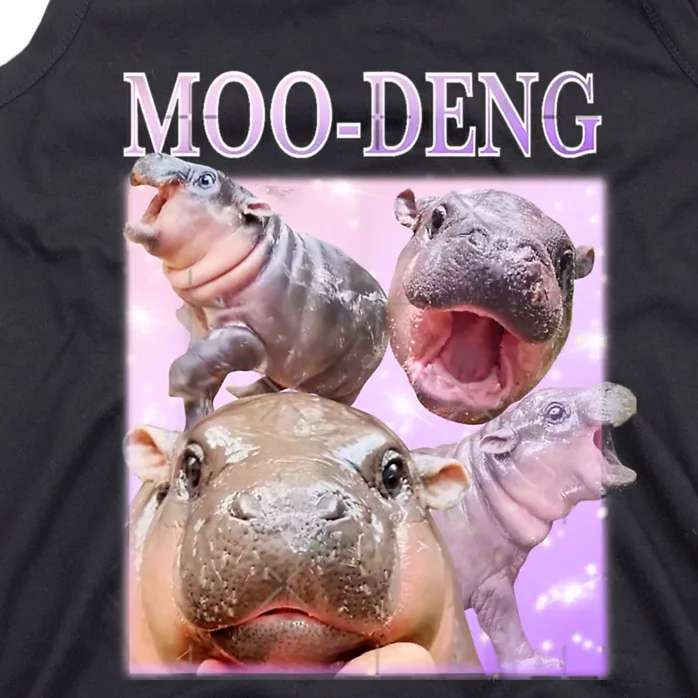 Moo Deng Baby Hippo Tank Top