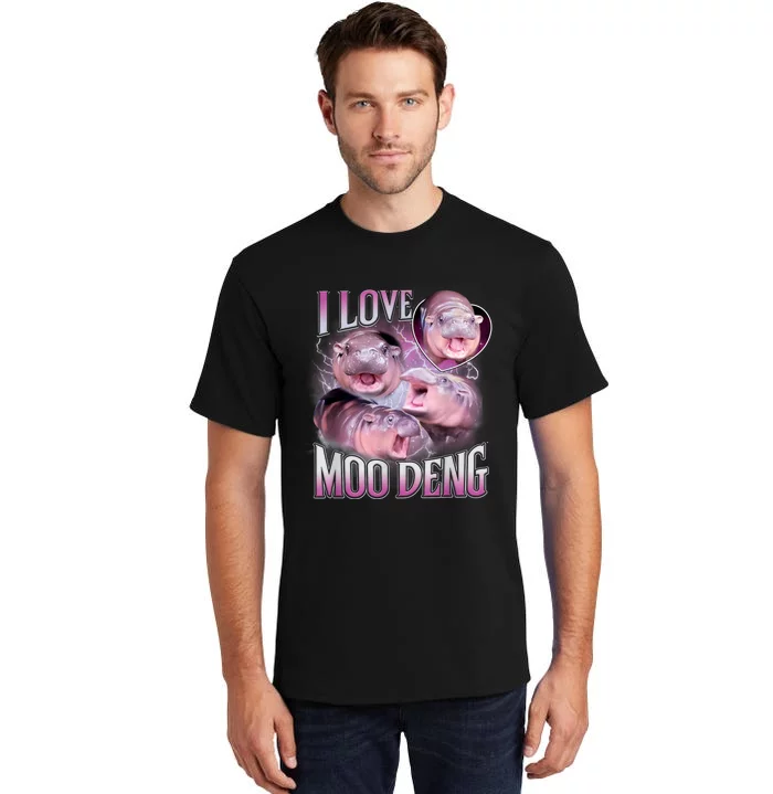 Moo Deng Baby Hippo Tall T-Shirt