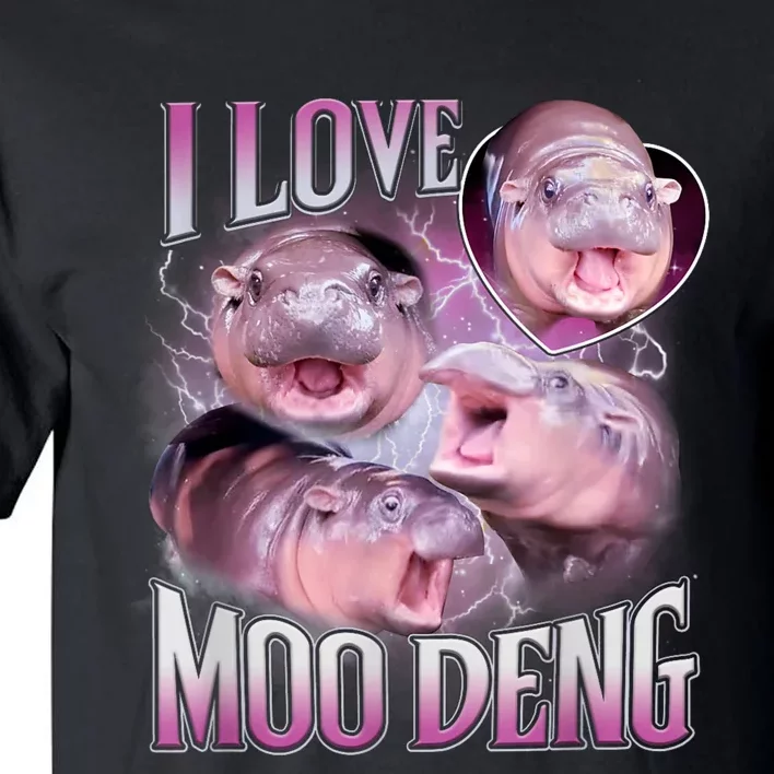 Moo Deng Baby Hippo Tall T-Shirt