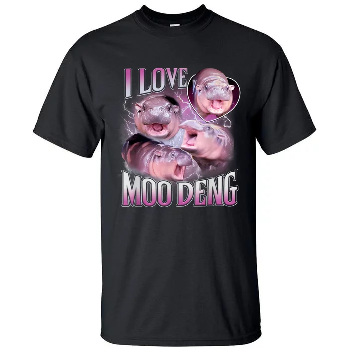 Moo Deng Baby Hippo Tall T-Shirt