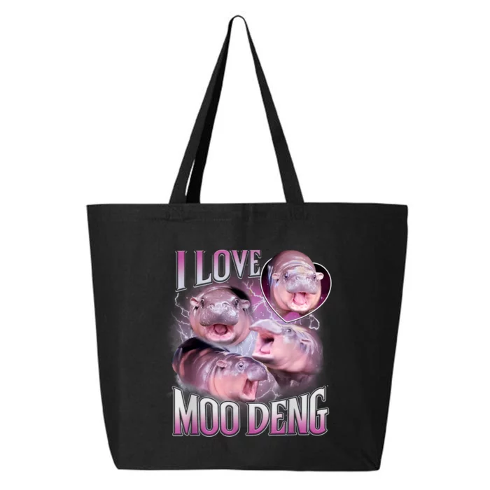 Moo Deng Baby Hippo 25L Jumbo Tote