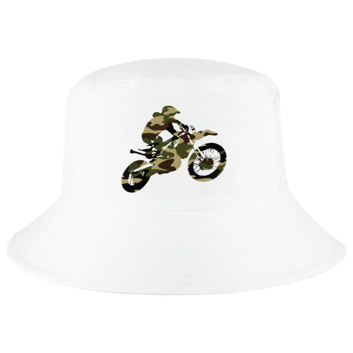 Motocross Dirt Bike Racing Shirts Camo Camouflage Cool Comfort Performance Bucket Hat