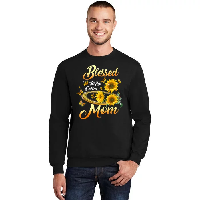 Mothers Day Blessed To Be Called Mom Sunflower Lovers Sweatshirt