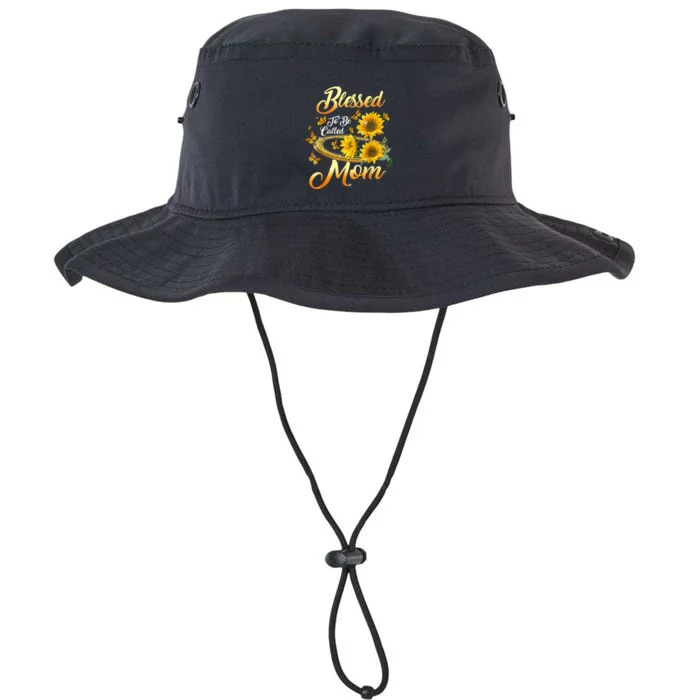 Mothers Day Blessed To Be Called Mom Sunflower Lovers Legacy Cool Fit Booney Bucket Hat