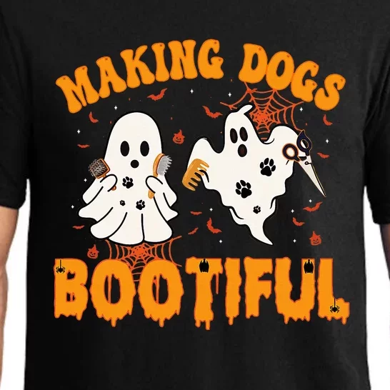 Making Dogs Bootiful Cute Dog Groomer Pet Grooming Halloween Pajama Set