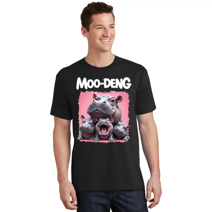 Moo Deng Baby Pygmy Hippos Thailand T-Shirt