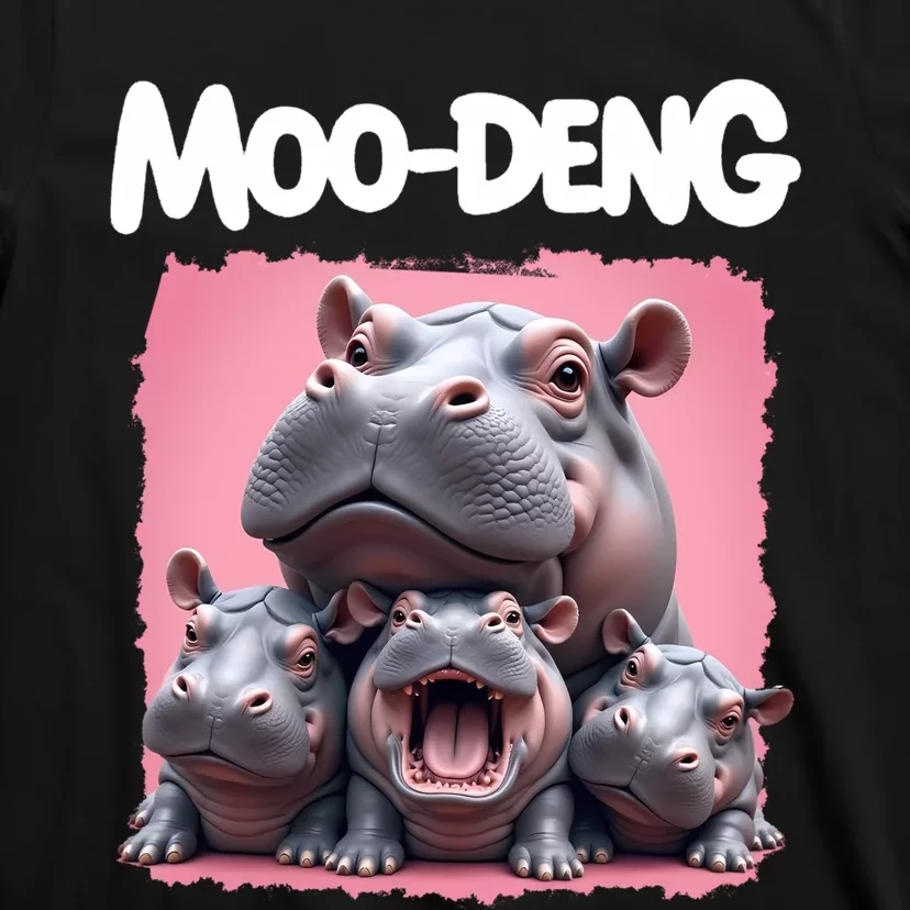 Moo Deng Baby Pygmy Hippos Thailand T-Shirt