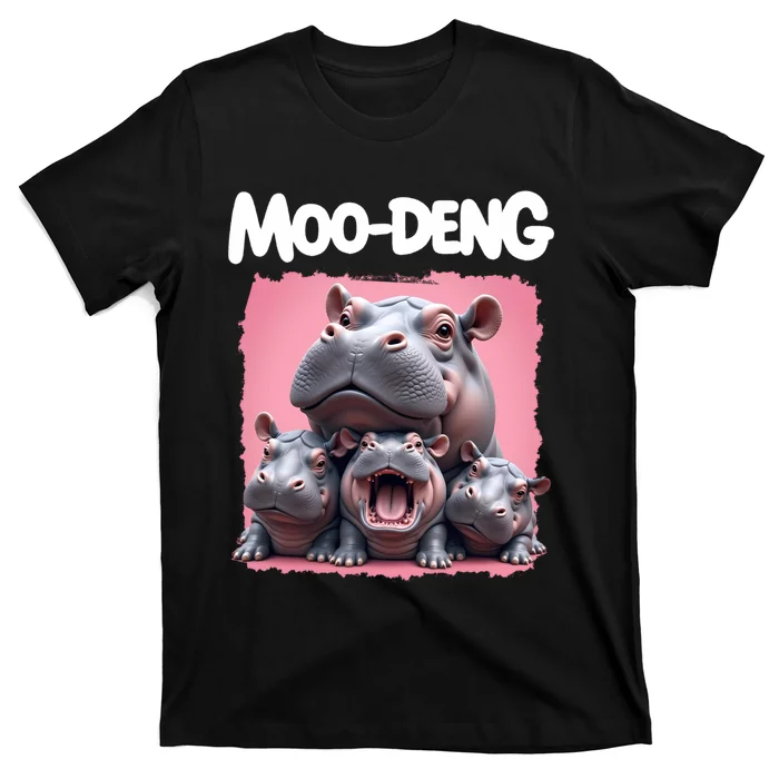 Moo Deng Baby Pygmy Hippos Thailand T-Shirt