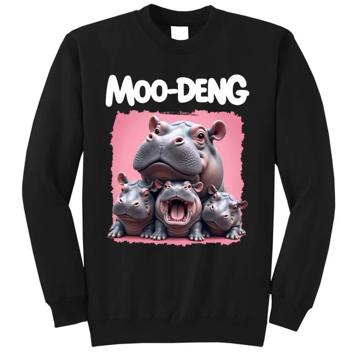 Moo Deng Baby Pygmy Hippos Thailand Tall Sweatshirt